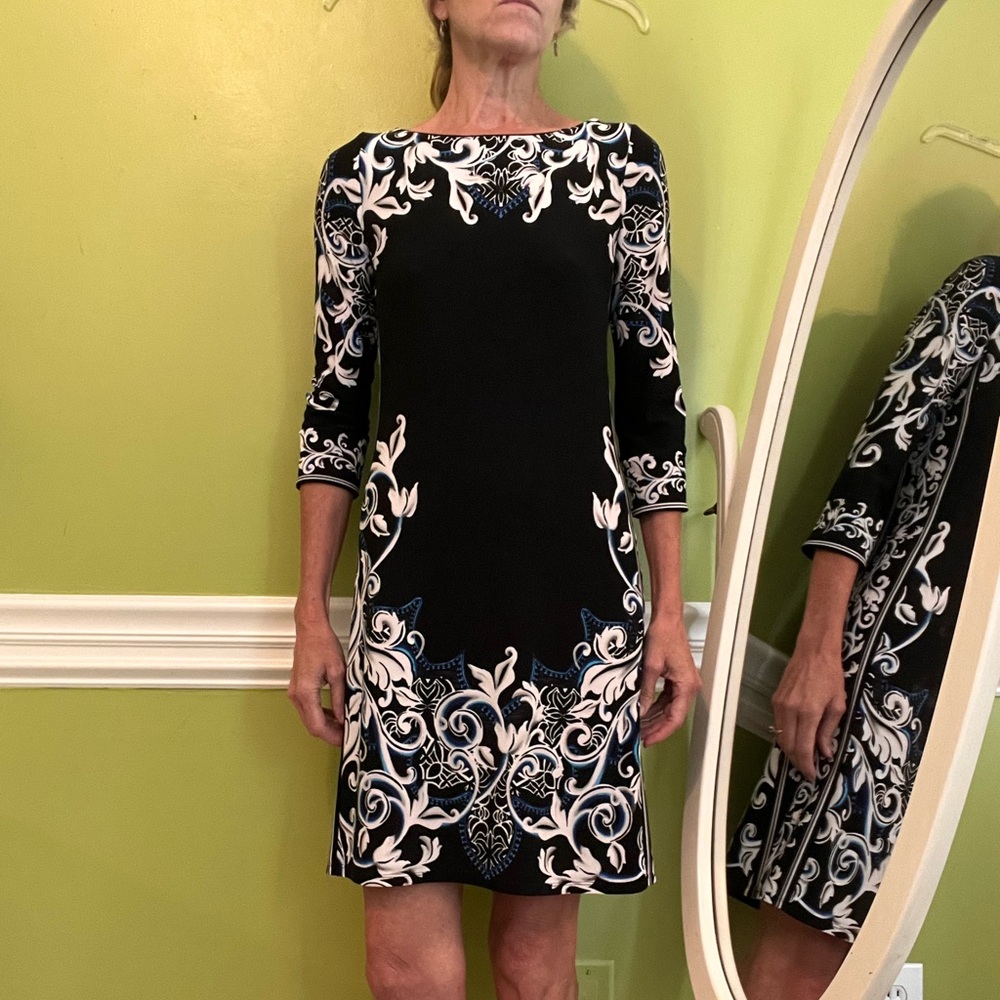 EUC White House Black Market Sheath Dress